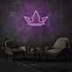 Krone LED-Neonschild für Wohnzimmer Lounge