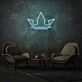 Krone LED-Neonschild für Wohnzimmer Lounge