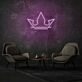 Krone LED-Neonschild für Wohnzimmer Lounge