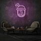 Bubble Tea Becher LED-Neonschild für Café und Wohnzimmer