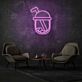 Bubble-Tea-Becher LED-Neonschild