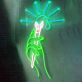Neon Hand mit brennendem Streichholz LED Neonschild