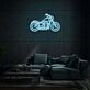 Motorrad LED-Neonschild für Garage und Bar