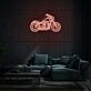 Motorrad LED-Neonschild für Garage und Bar