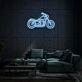 Motorrad LED-Neonschild für Garage und Bar