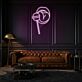 Lippen mit Lutscher LED-Neonschild Wohnzimmer Bar