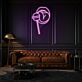Lippen mit Lutscher LED-Neonschild Wohnzimmer Bar