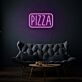 PIZZA im Rahmen LED-Neonschild