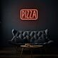 PIZZA im Rahmen LED-Neonschild