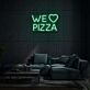 WE ♥ PIZZA LED-Neonschild für Wohnzimmer und Restaurant