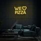 WE ♥ PIZZA LED-Neonschild für Wohnzimmer und Restaurant