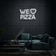 WE ♥ PIZZA LED-Neonschild für Wohnzimmer und Restaurant