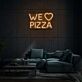 WE ♥ PIZZA LED-Neonschild für Wohnzimmer und Restaurant