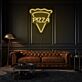 Personalisiertes Pizza LED-Neonschild mit Wunschtext