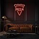 Personalisiertes Pizza LED-Neonschild mit Wunschtext