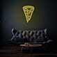 Pizzastück LED-Neonschild für Wohnzimmer und Restaurant