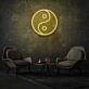 Yin-Yang-Symbol LED-Neonschild Wohnzimmer Meditationsraum