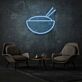 Suppenschüssel mit Essstäbchen LED-Neonschild für Restaurant und Wohnzimmer