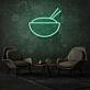 Suppenschüssel mit Essstäbchen LED-Neonschild für Restaurant und Wohnzimmer