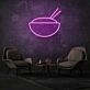 Suppenschüssel mit Essstäbchen LED-Neonschild für Restaurant und Wohnzimmer