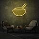 Suppenschüssel mit Essstäbchen LED-Neonschild für Restaurant und Wohnzimmer