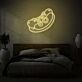 Hotdog mit Senf LED-Neonschild Wohnzimmer Restaurant