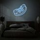 Hotdog mit Senf LED-Neonschild Wohnzimmer Restaurant