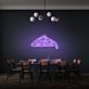 Pizzastück LED-Neonschild für Restaurant und Küche