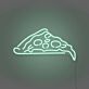Pizzastück LED-Neonschild für Restaurant und Küche