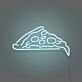 Pizzastück LED-Neonschild für Restaurant und Küche