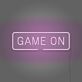 GAME ON LED-Neonschild für Gamingzimmer
