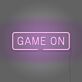 GAME ON LED-Neonschild für Gamingzimmer