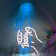 Bierflasche in Hand LED Neonschild für Bar und Party