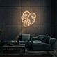 Monstera Blatt LED-Neonschild Wohnzimmer Büro