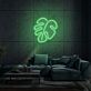 Monstera Blatt LED-Neonschild Wohnzimmer Büro