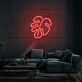 Monstera Blatt LED-Neonschild Wohnzimmer Büro