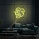Monstera Blatt LED-Neonschild Wohnzimmer Büro