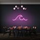 Meereswelle LED-Neonschild Wohnzimmer Büro