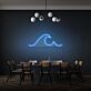 Meereswelle LED-Neonschild Wohnzimmer Büro