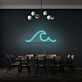 Meereswelle LED-Neonschild Wohnzimmer Büro