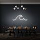 Meereswelle LED-Neonschild Wohnzimmer Büro