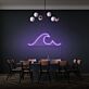 Meereswelle LED-Neonschild Wohnzimmer Büro