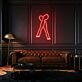 gekreuzte Beine LED-Neonschild für Wohnzimmer oder Schlafzimmer