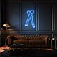 gekreuzte Beine LED-Neonschild für Wohnzimmer oder Schlafzimmer