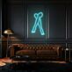 gekreuzte Beine LED-Neonschild für Wohnzimmer oder Schlafzimmer