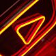 Play-Symbol LED-Neonschild für Studio und Wohnzimmer