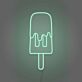 Eis am Stiel LED-Neonschild für Café Küche
