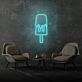 Eis am Stiel LED-Neonschild für Café Küche