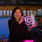 Instagram Logo LED-Neonschild für Cafe Bar