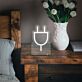 Stecker Symbol LED-Neonschild für Wohnzimmer Schlafzimmer